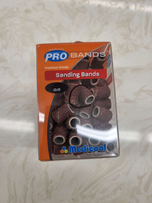 MEDICOOL Brown Sanding Bands Medium/Coarse