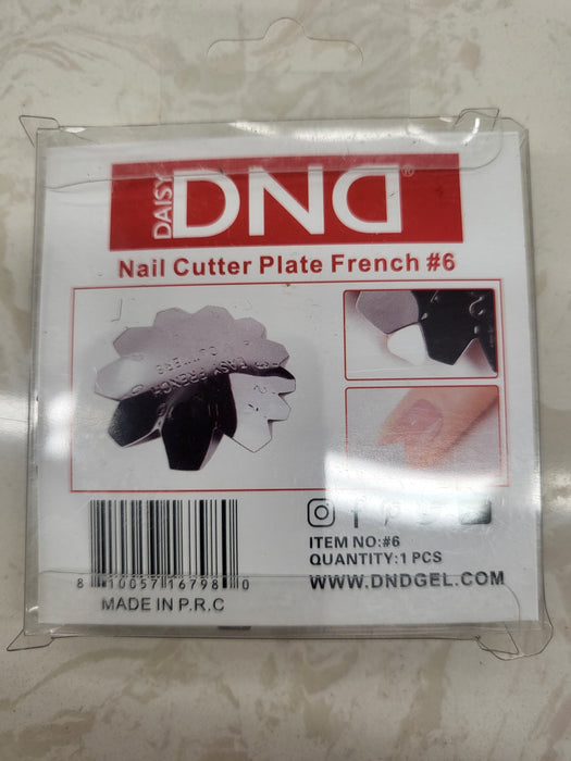 DND Cuticle Cutter Plate French #6