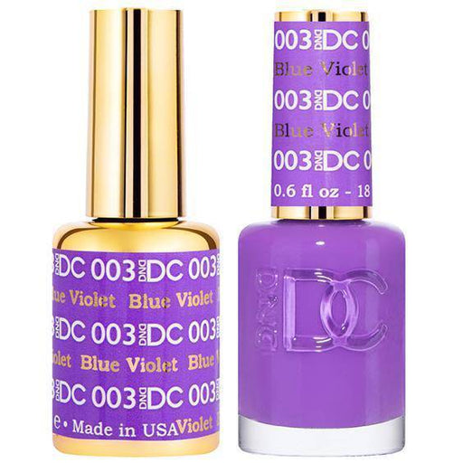 DND DC Gel Duo- Blue Violet #003 - Universal Nail Supplies