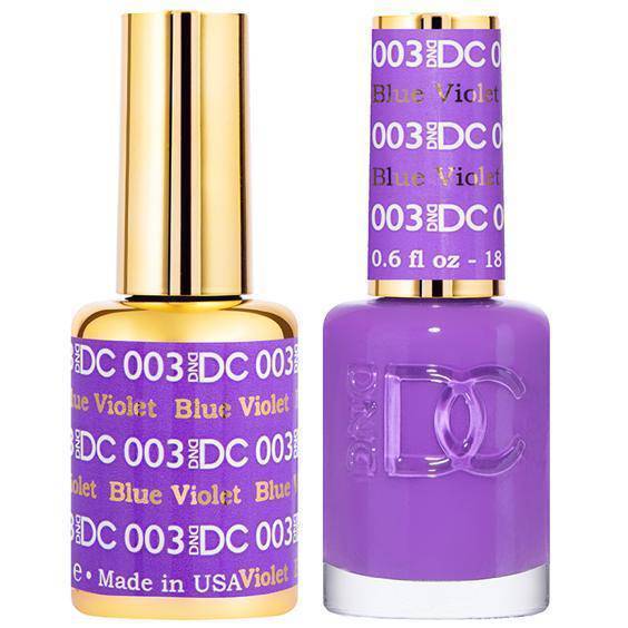 DND DC Gel Duo- Blue Violet #003 - Universal Nail Supplies