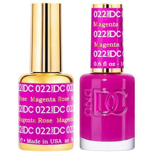 DND DC Gel Duo - Magenta Rose #022 - Universal Nail Supplies