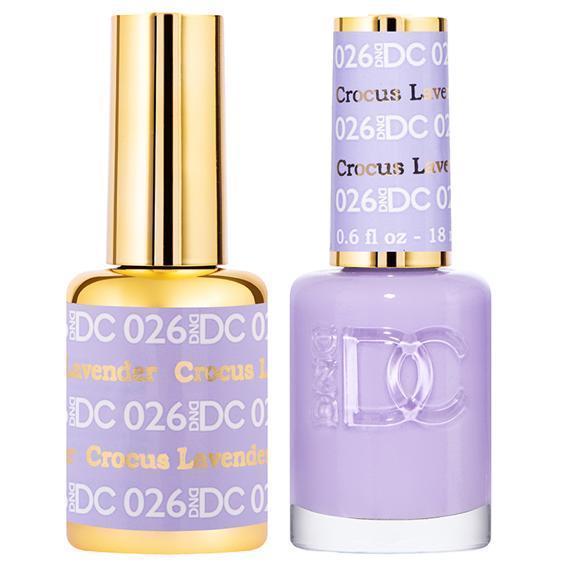 DND DC Gel Duo - Crocus Lavender #026 - Universal Nail Supplies