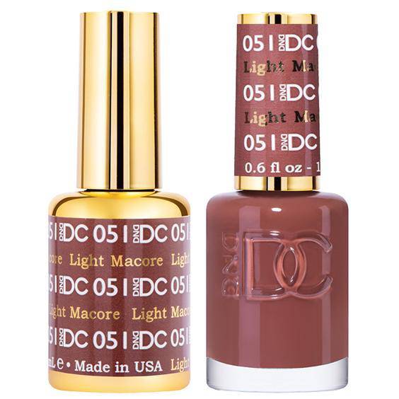 DND DC Gel Duo - Light Macore #051 - Universal Nail Supplies