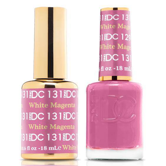 DND DC Gel Duo - White Magenta #131 - Universal Nail Supplies