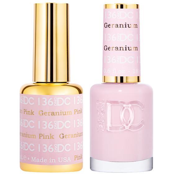 DND DC Gel Duo - Geranium Pink #136 - Universal Nail Supplies