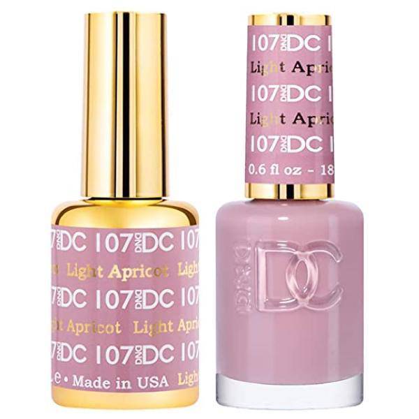 DND DC Gel Duo - Light Apricot #107 - Universal Nail Supplies