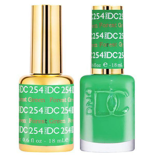 DND DC Gel Duo - Forest Green #254 - Universal Nail Supplies