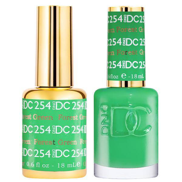 DND DC Gel Duo - Forest Green #254 - Universal Nail Supplies