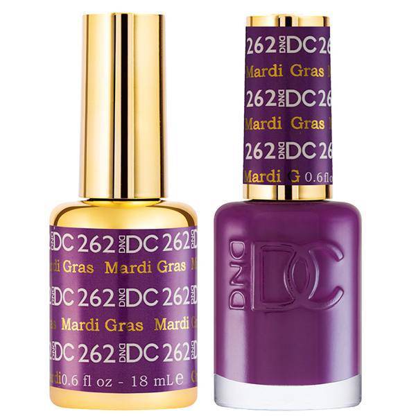 DND DC Gel Duo - Mardi Gras #262 - Universal Nail Supplies