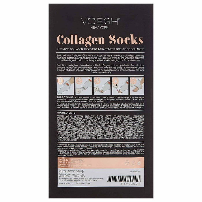 Voesh - Collagen Socks - Intensive Collagen Treatment (Argan Oil) - Universal Nail Supplies