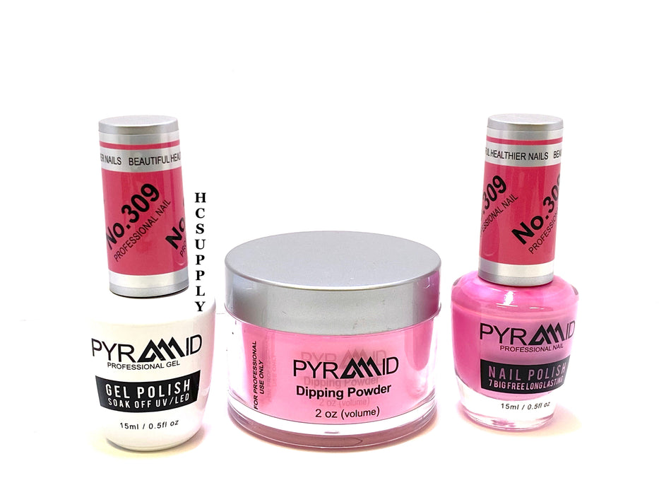 Pyramid 3 in 1  (GEL+LQ+Dip) # 309