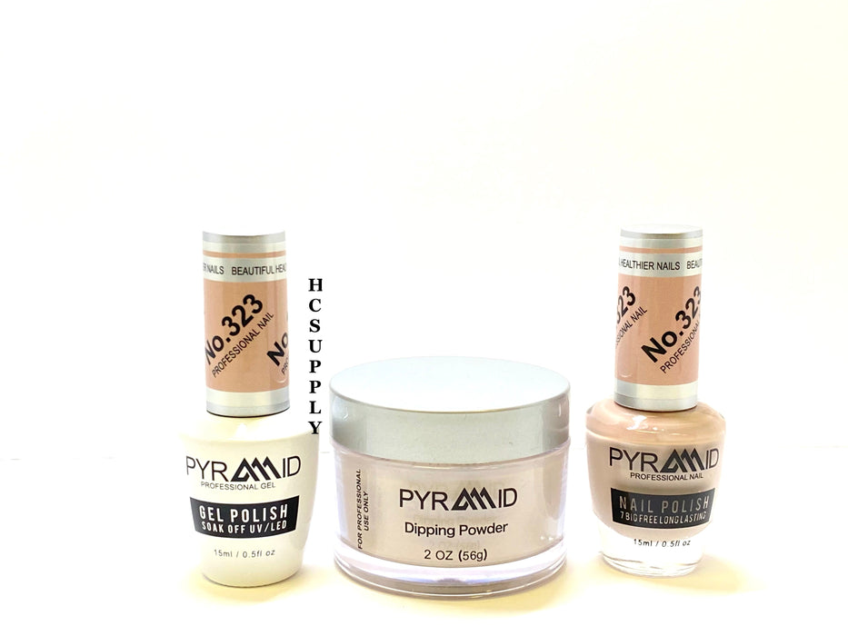 Pyramid 3 in 1  (GEL+LQ+Dip) # 323