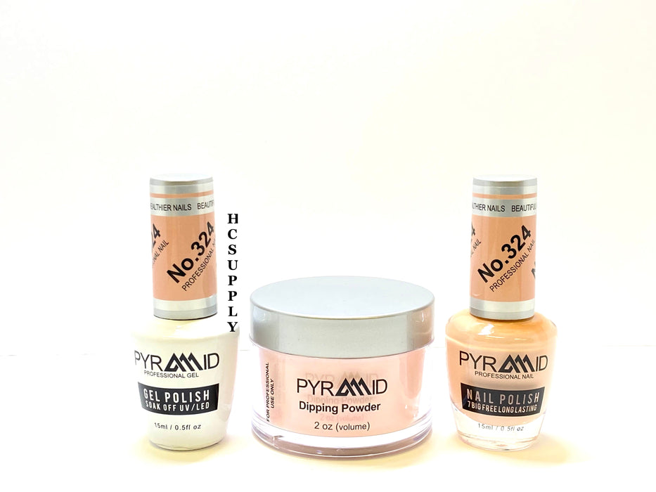 Pyramid 3 in 1  (GEL+LQ+Dip) # 324