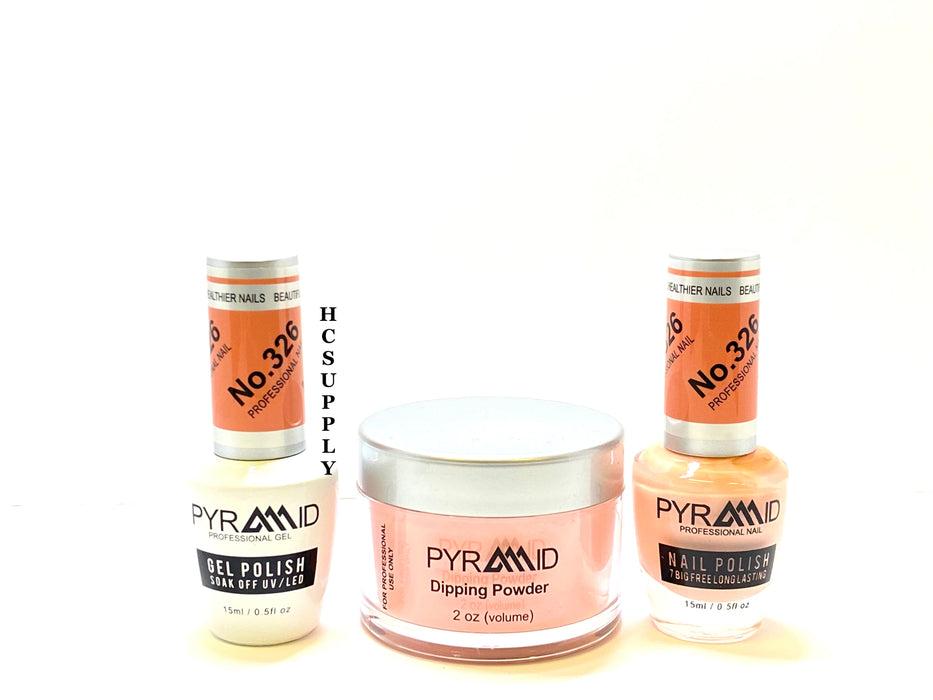 Pyramid 3 in 1  (GEL+LQ+Dip) # 326