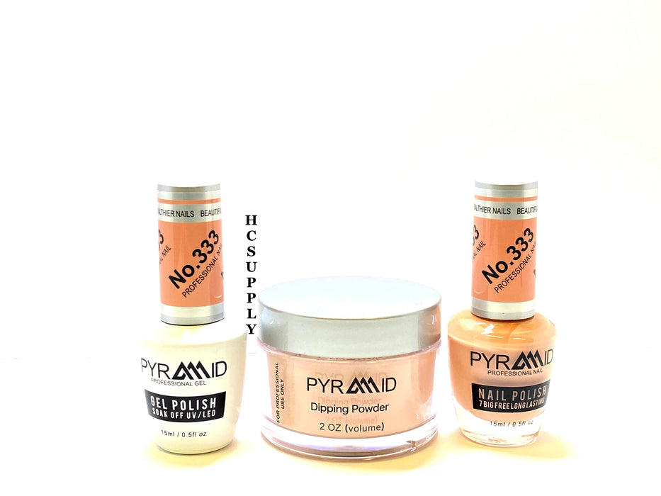 Pyramid 3 in 1  (GEL+LQ+Dip) # 333