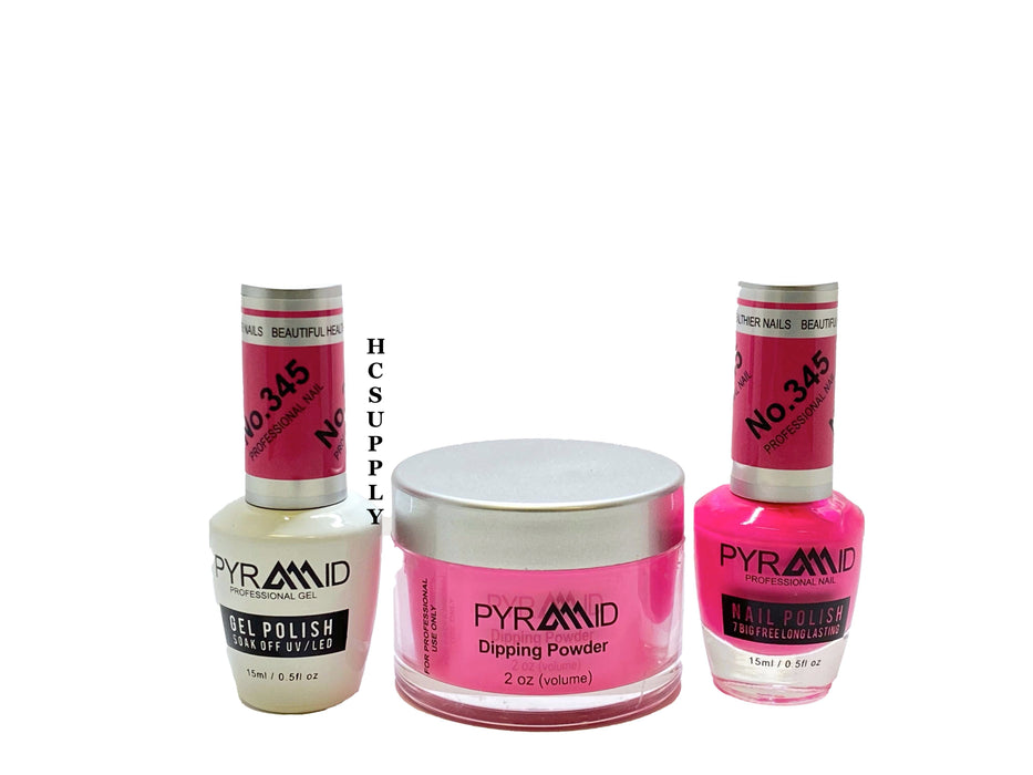 Pyramid 3 in 1  (GEL+LQ+Dip) # 345