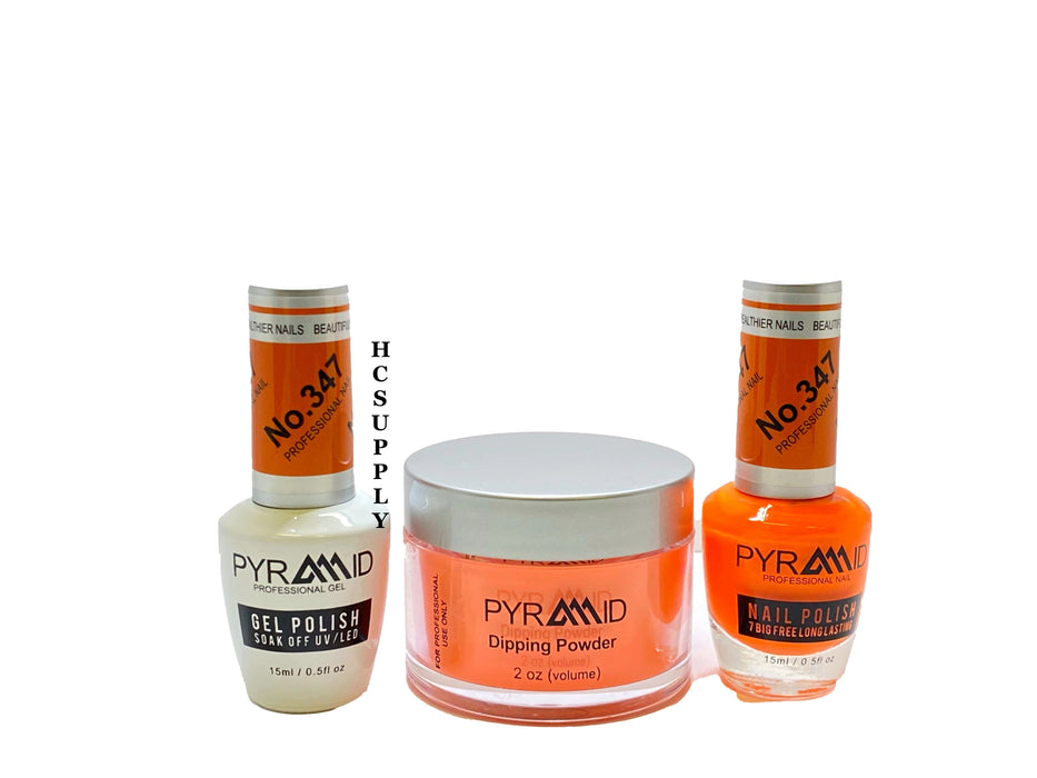 Pyramid 3 in 1  (GEL+LQ+Dip) # 347