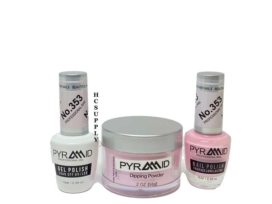 Pyramid 3 in 1  (GEL+LQ+Dip) # 353