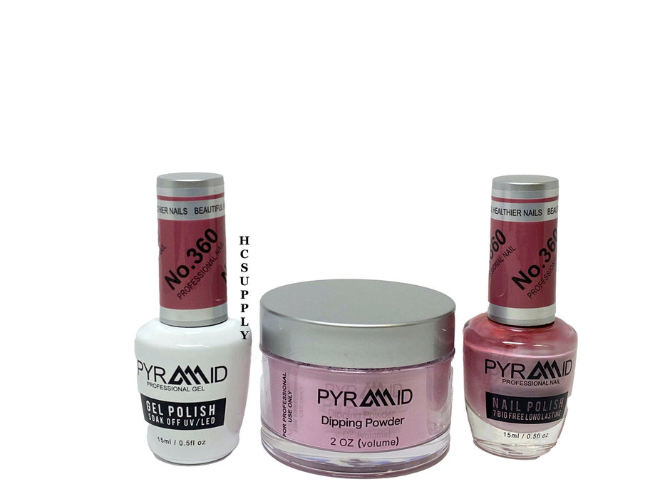 Pyramid 3 in 1  (GEL+LQ+Dip) # 360