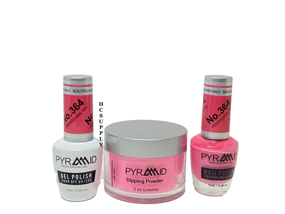 Pyramid 3 in 1  (GEL+LQ+Dip) # 364