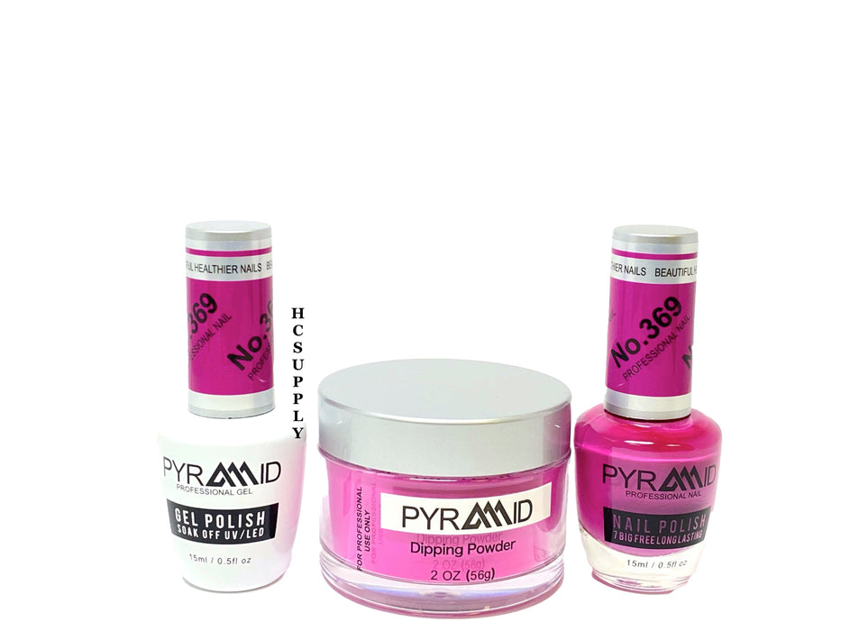 Pyramid 3 in 1  (GEL+LQ+Dip) # 369