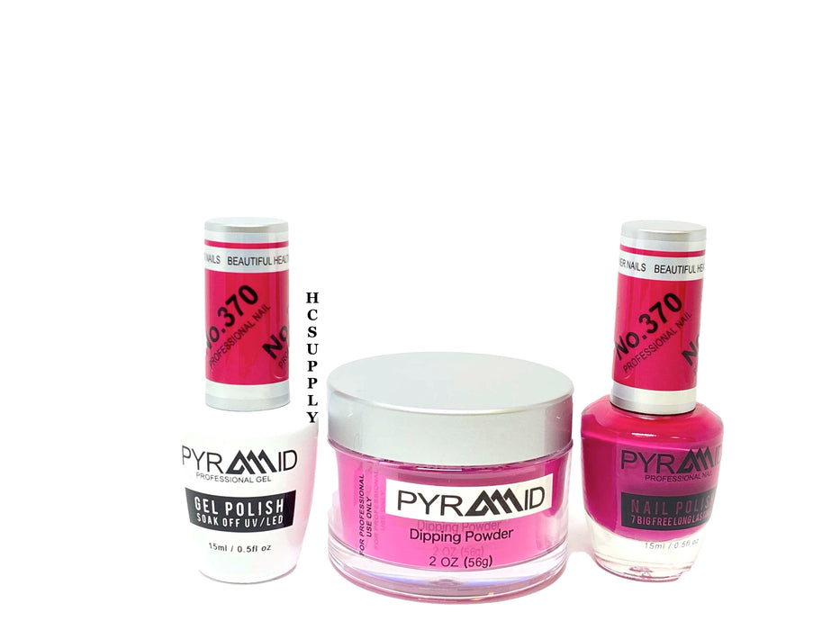 Pyramid 3 in 1  (GEL+LQ+Dip) # 370