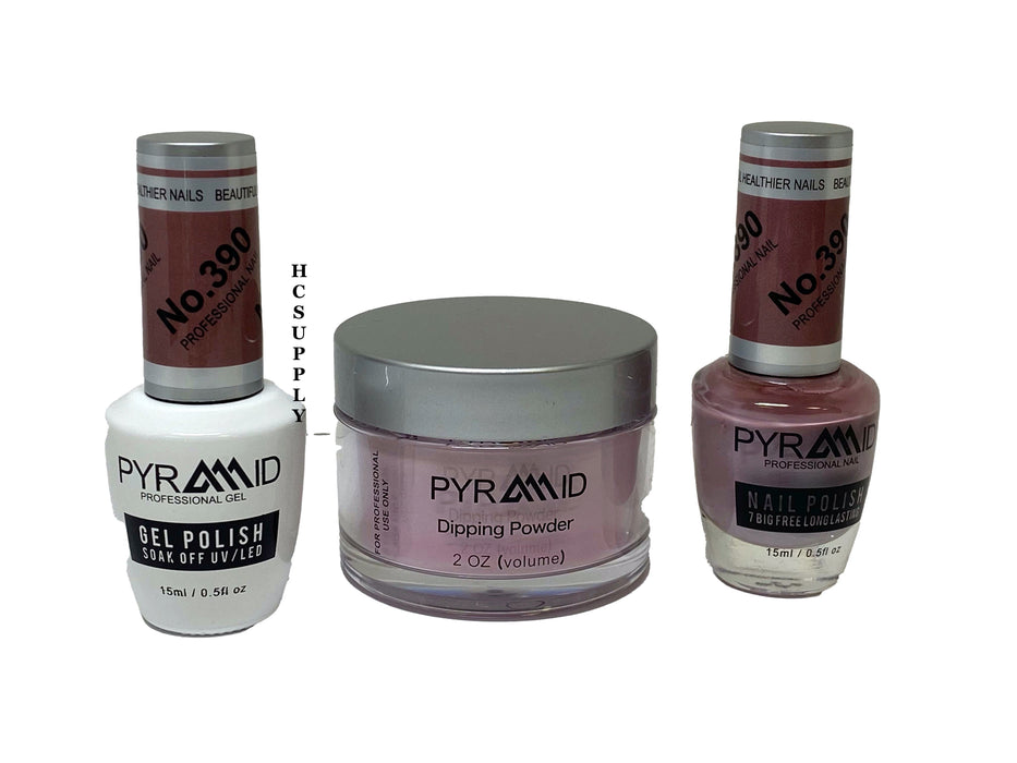 Pyramid 3 in 1  (GEL+LQ+Dip) # 390