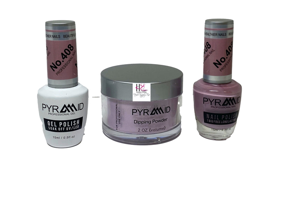 Pyramid 3 in 1  (GEL+LQ+Dip) # 408