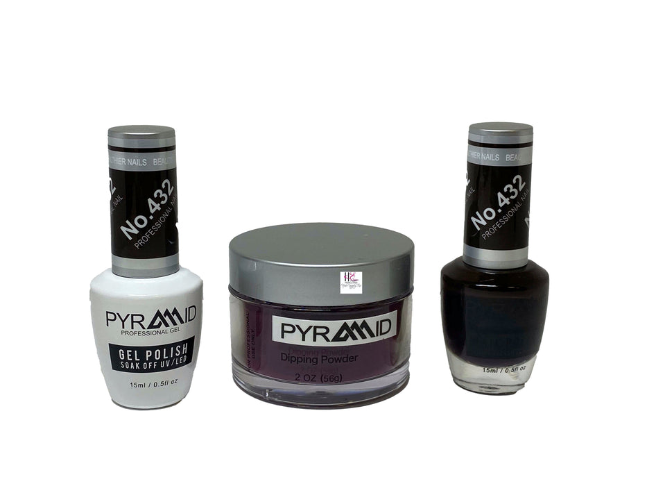 Pyramid 3 in 1  (GEL+LQ+Dip) # 432