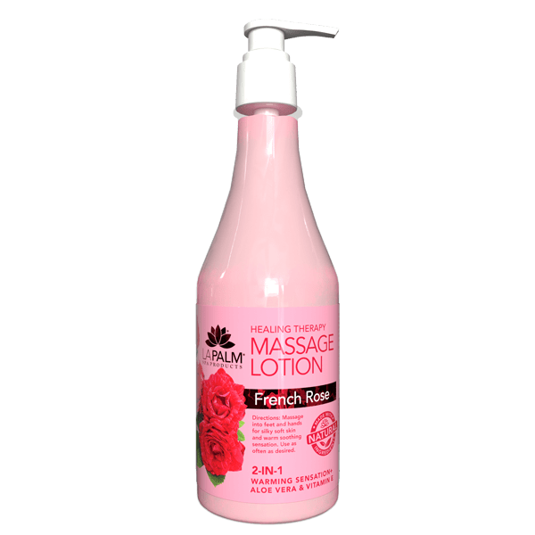 LaPalm- Healing Therapy Massage Lotion -  French Rose