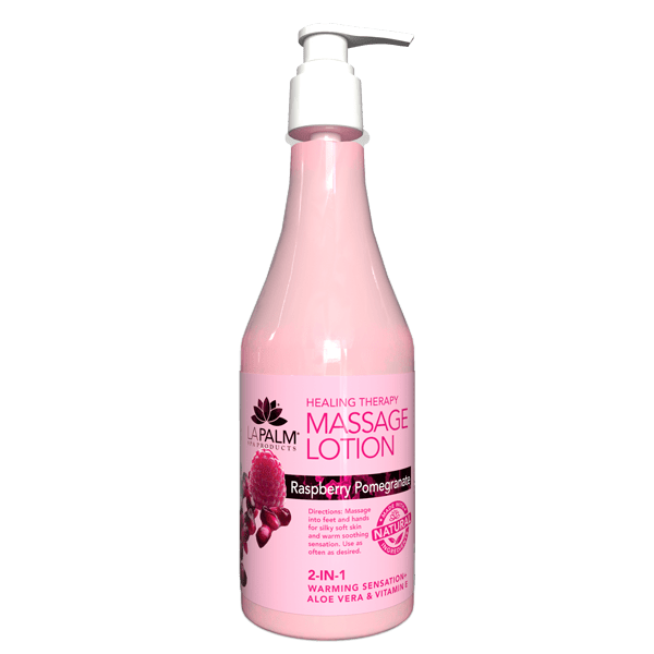 LaPalm- Healing Therapy Massage Lotion -  Raspberry Pomegranate