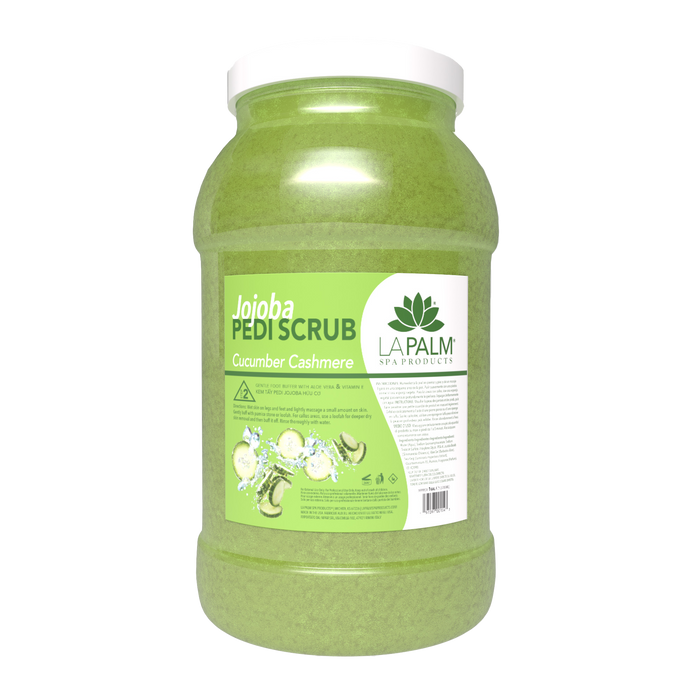 LA PALM Pedi Scrub Gel Cucumber Cashmere Gallon