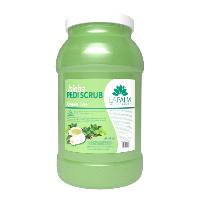 LA PALM Pedi Scrub Gel Green Tea Gallon