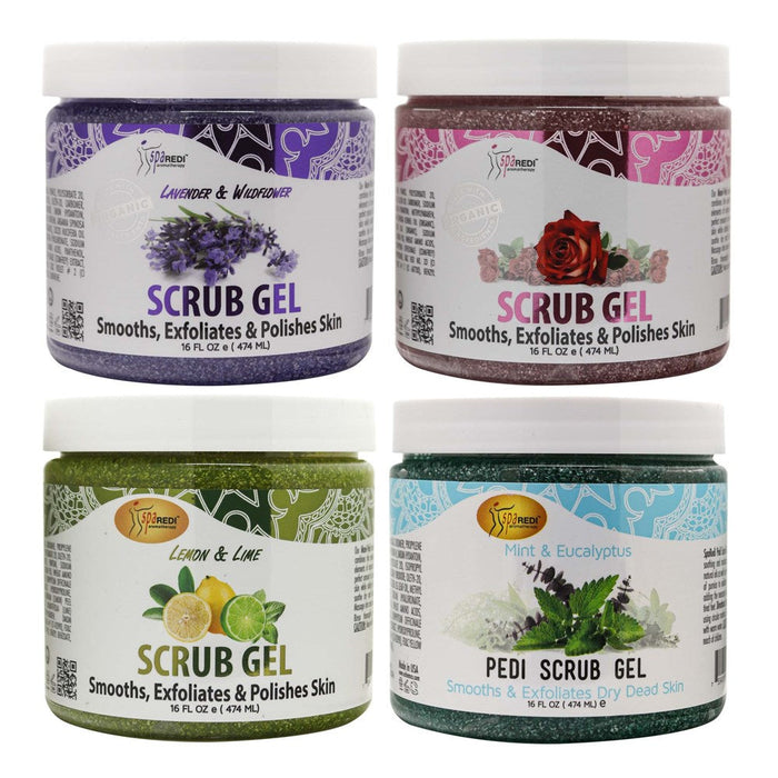 SPA REDI Pedi Scrub Gel (16oz)