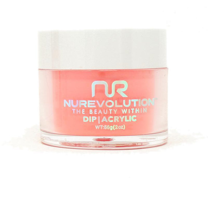 NuRevolution - Dip Powder - Flaming Red 2 oz - #74