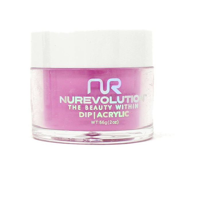 NuRevolution - Dip Powder - Fuchisia Pop 2 oz - #17